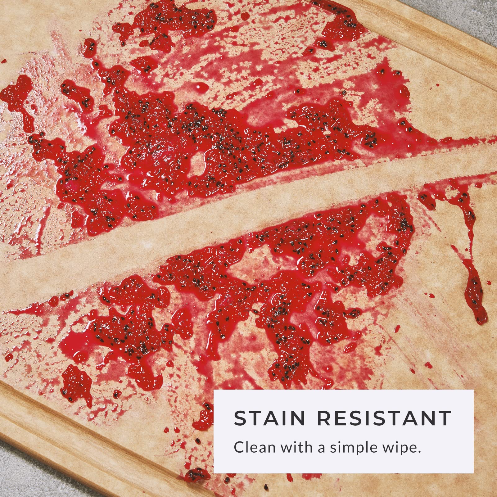 Premium 4-in-1 Wood Fiber Cutting Board Set - Non-Porous, BPA Free & Dishwasher Safe - Eco-Friendly Kitchen Chopping Boards with Juice Grooves & Ergonomic Handles - Perfect for Meal Prep, Slicing Meat, Vegetables & Fruits - Made in USA