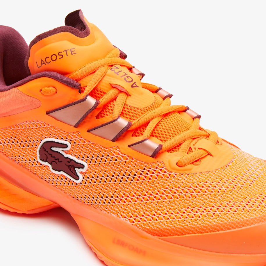 Lacoste AG LT23 Ultra Women's Tennis Shoes - Lightweight Comfort Orange Sneakers for Casual Wear & Court Performance | Perfect for Tennis, Gym & Everyday Fashion