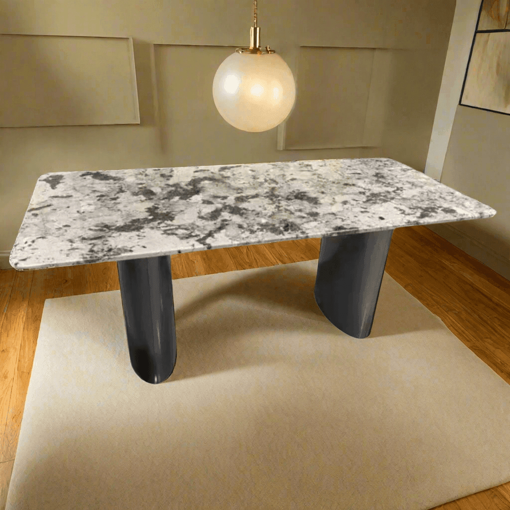 Premium Kassian Sintered Stone Dining Table - Modern & Durable for Kitchen, Dining Room & Outdoor Entertaining