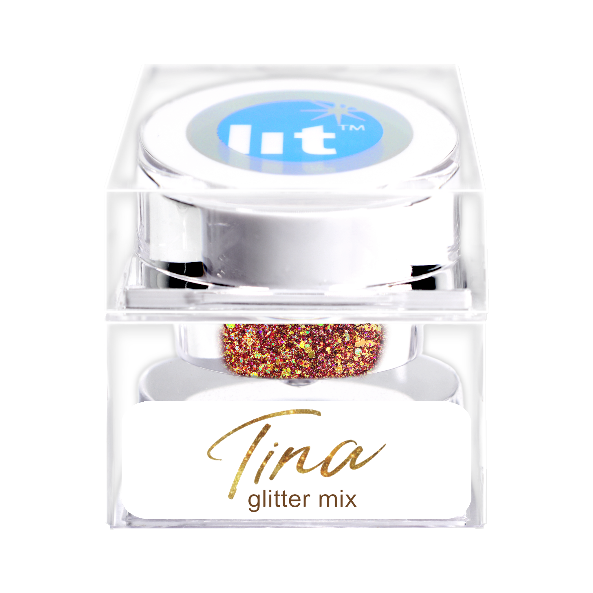 Tina Glitter Mix - Sparkling Cosmetic Glitter for Face, Body & Nails - Perfect for Halloween, Parties, Makeup & DIY Crafts