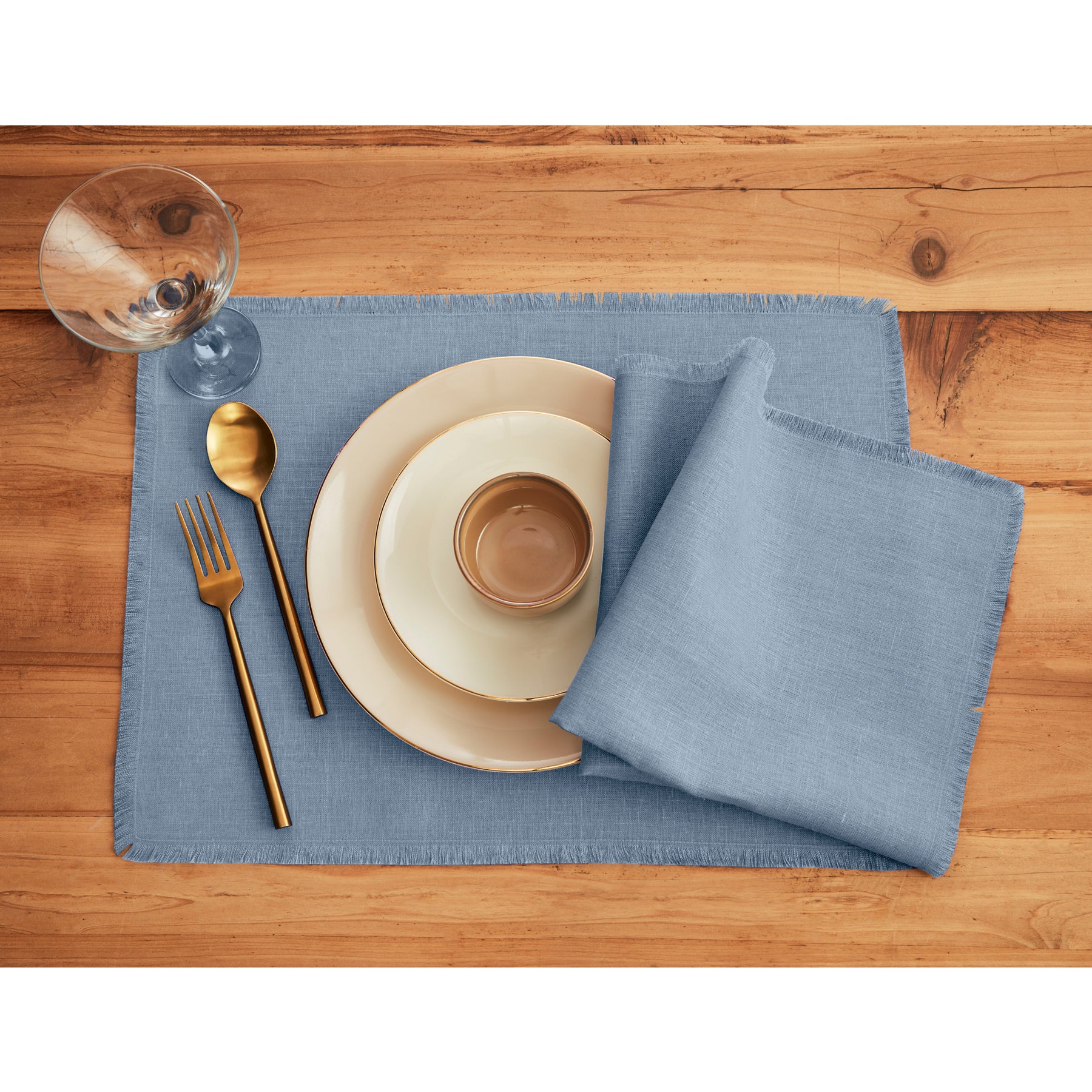 Stylish Fringe Placemats Set of 4 - Boho Chic Table Decor for Dining Room, Kitchen, or Outdoor Entertaining - Waterproof & Washable