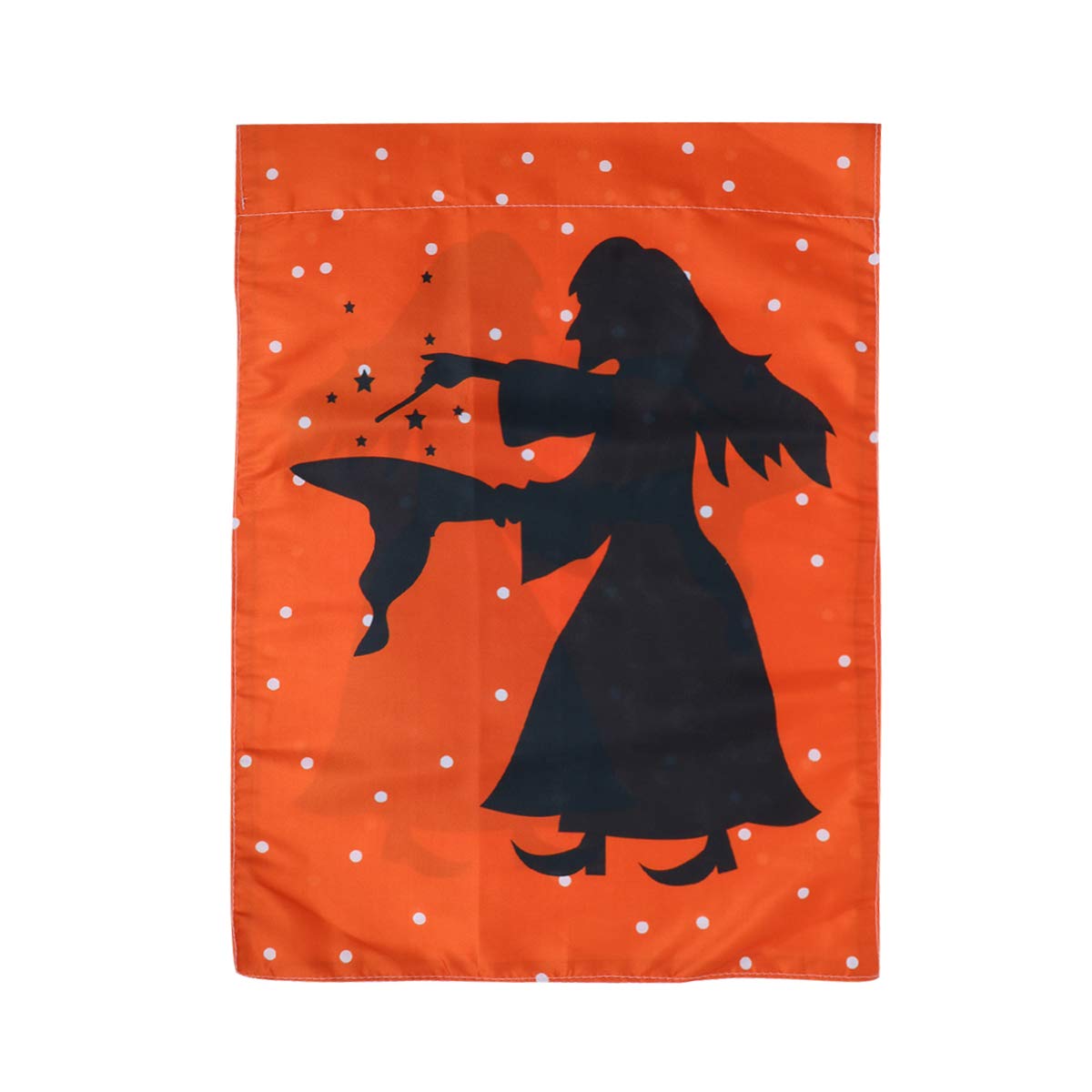 Halloween Garden Flag - Witch Printed Hanging Banner for Outdoor Decor (Assorted Colors) | Spooky Halloween Yard Decoration, Porch & Garden Party Decor