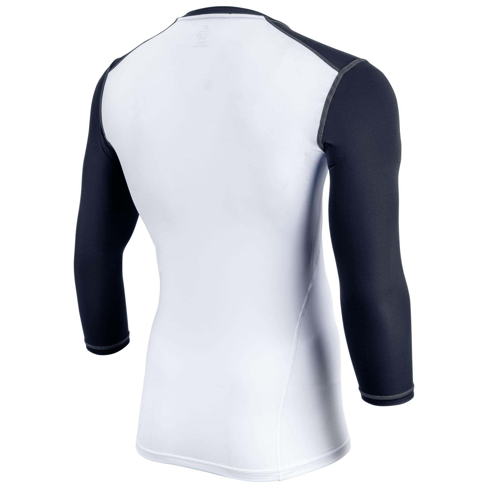 CHAMPRO Lightning Men's 3/4 Sleeve Compression Shirt - Moisture Wicking Performance Baselayer for Football, Basketball & Baseball Training - Ideal for Workouts, Sports & Active Lifestyle