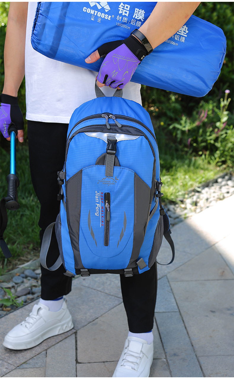 40L Waterproof Hiking Backpack - Lightweight Outdoor Travel Backpack for Camping, Trekking & Mountaineering - Durable Rucksack for Adventure Travel & Daily Commute