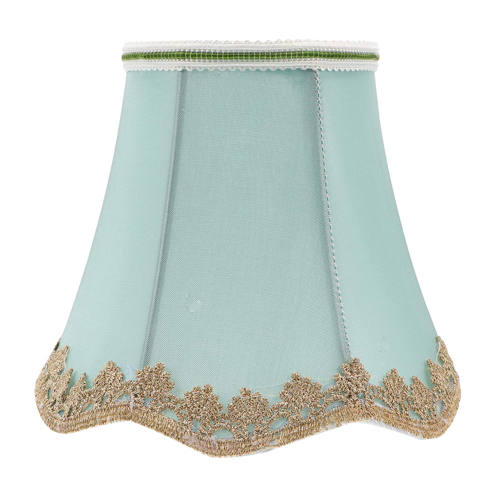 Modern European Style Fabric Bell Shaped Lamp Shade - Small Chandelier Bulb Cover for Table & Floor Lamps, Replacement Drum Shade - Perfect for Living Room, Bedroom & Office Decor