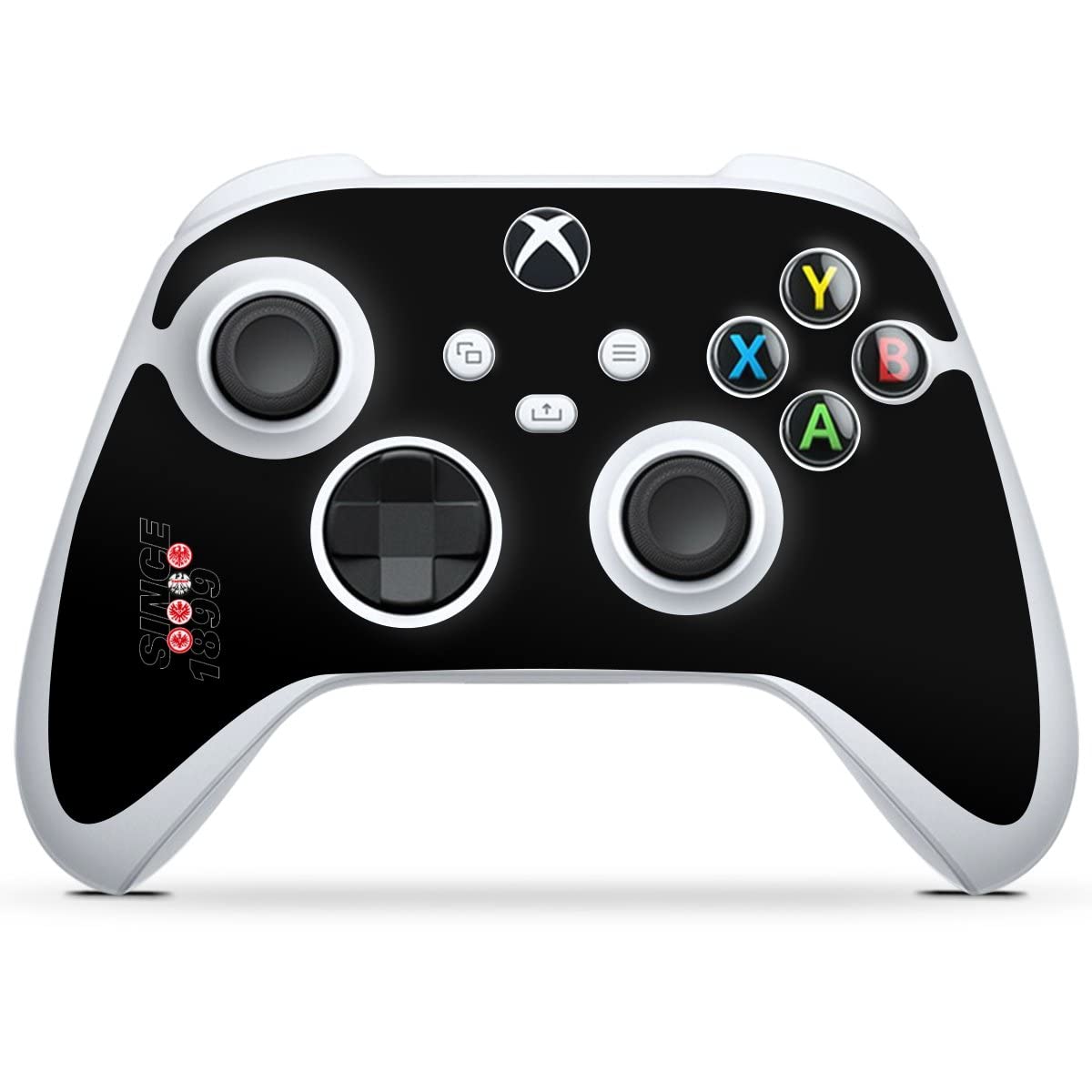 DeinDesign Xbox Series S Controller Skin - Compatible with Microsoft Xbox Series S - Eintracht Frankfurt Eagle Logo Sticker - Perfect for Gaming, Protection & Personalization