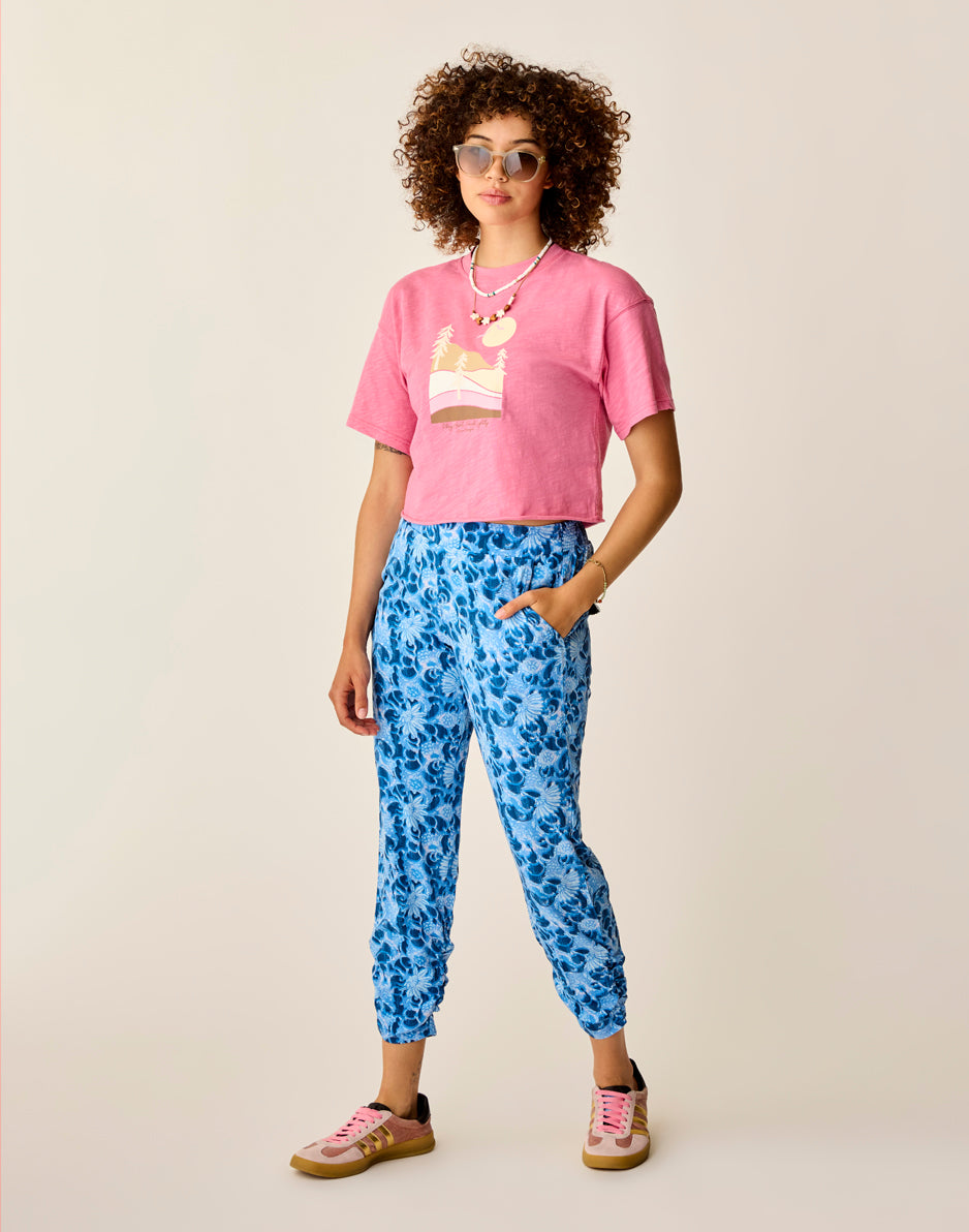 Navy Floral