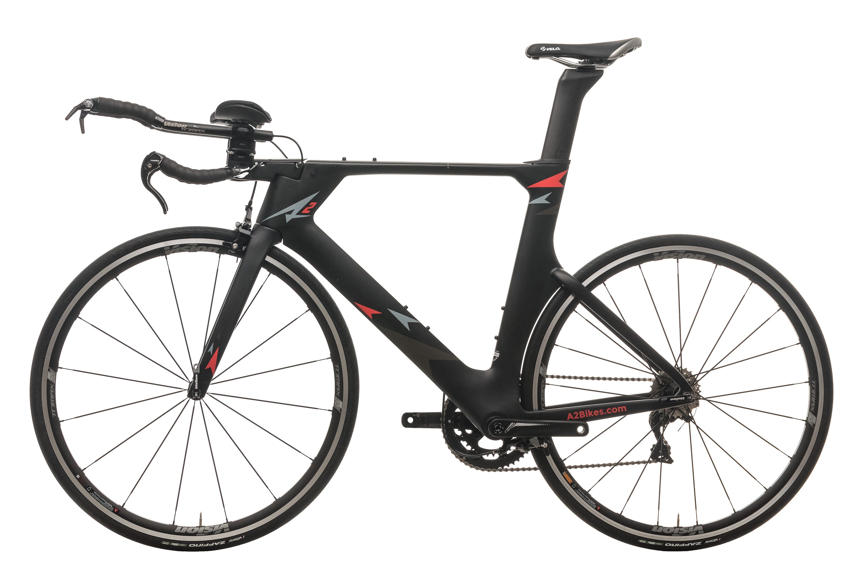 A2 Bikes Speed Phreak Triathlon Road Bike 2019 - Large Size for Men & Women | Lightweight Carbon Frame for Racing & Endurance Training | Perfect for Triathlons, Time Trials & Competitive Cycling