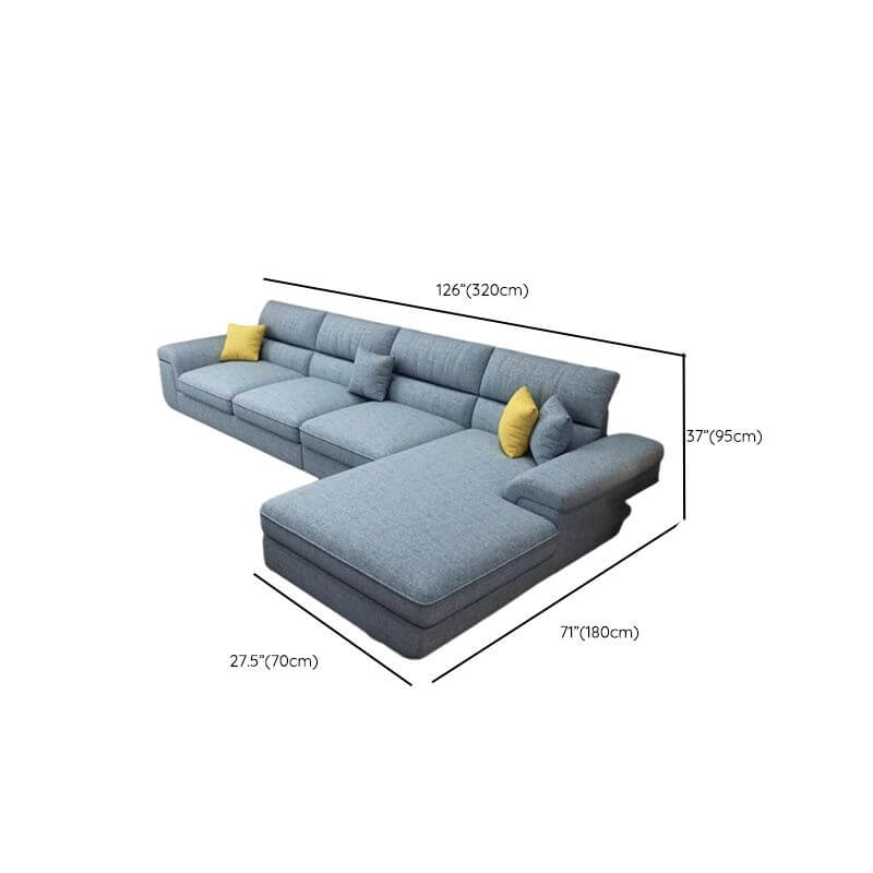 Modern L-Shaped Upholstered Recliner Sofa in Olive Green, Oatmeal & Midnight Black - Right Facing Sectional Couch for Living Room, Home Theater & Family Room Relaxation