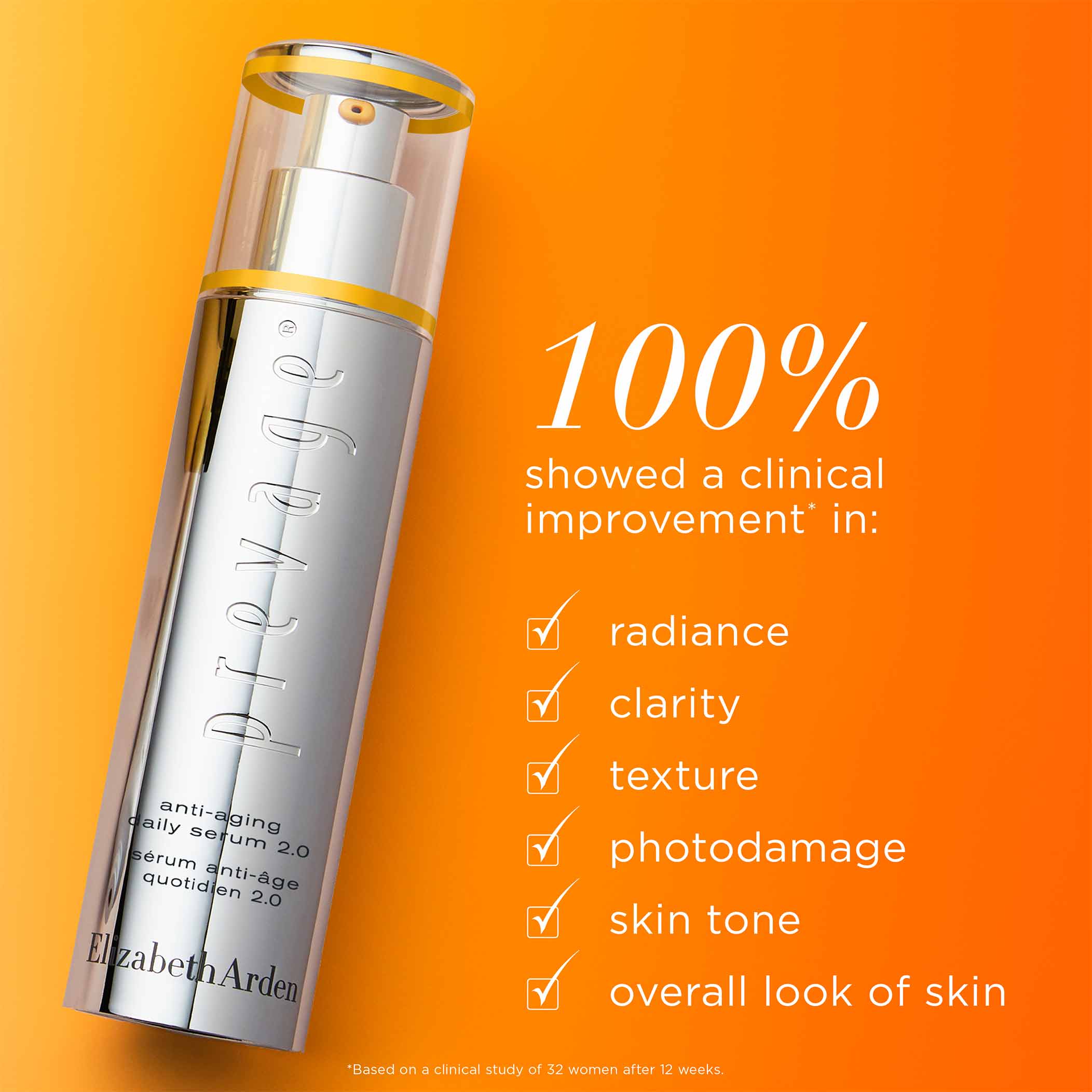 Elizabeth Arden Prevage® Anti-Aging Daily Serum & City Smart SPF 50 Hydrating Shield Duo Set - Daily Skincare Routine for Youthful Glow & Urban Pollution Protection