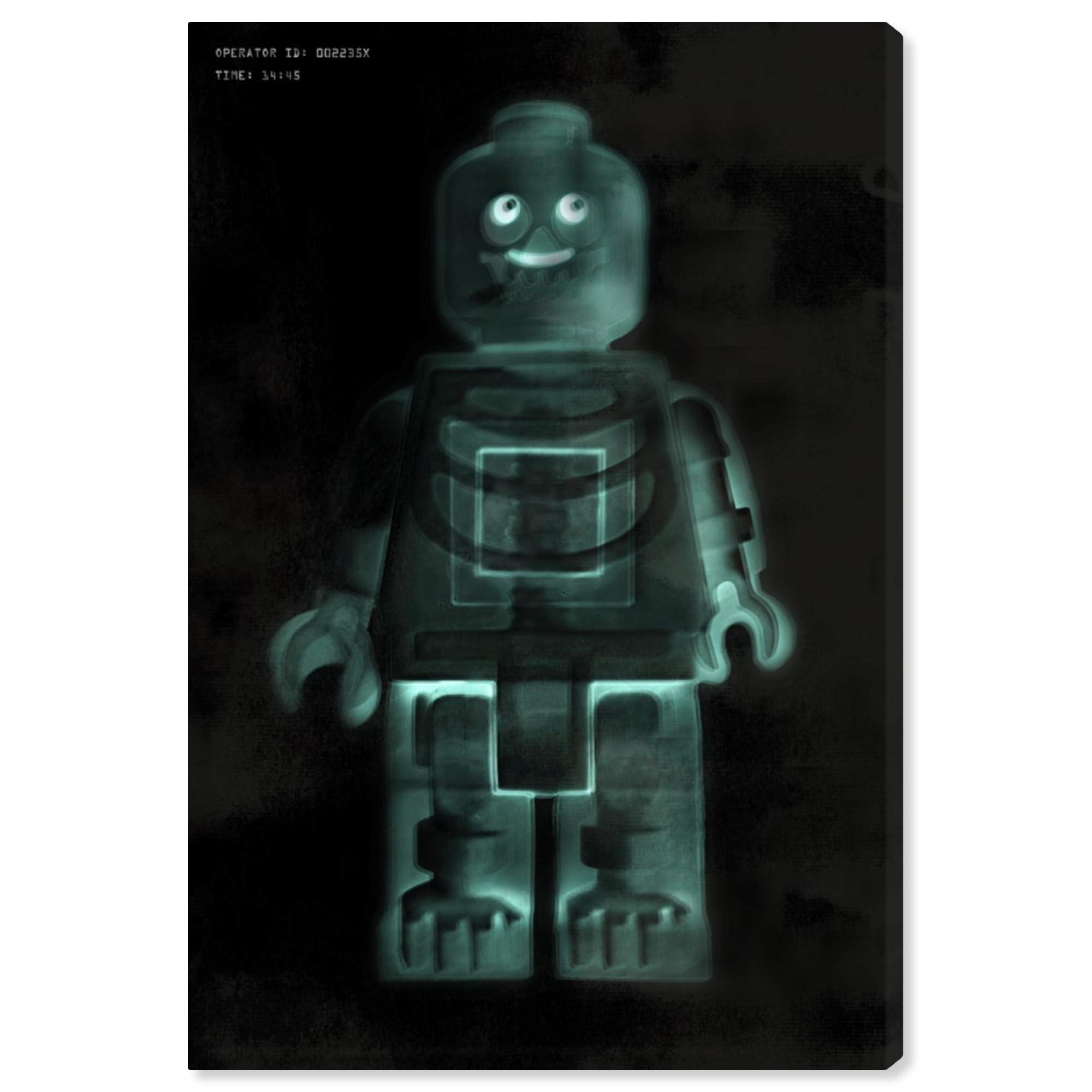 Building Toyman X-Ray Wall Art Canvas Print - Modern Home Decor for Living Room, Bedroom & Office - 36