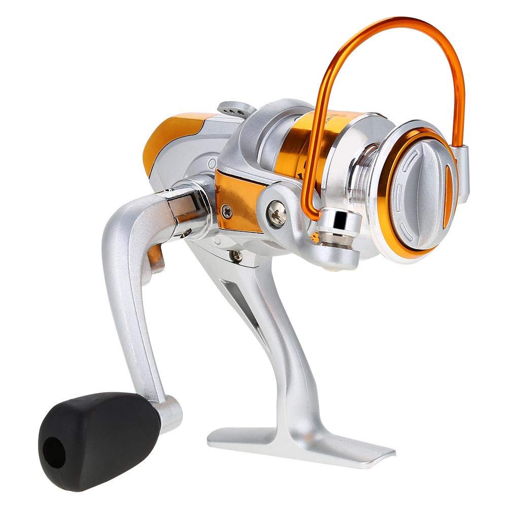 VGEBY1 Fishing Reel - 12 Ball Bearings Ultra Smooth Metal Spinning Reel with Ergonomic Handle for Saltwater & Freshwater Fishing - Perfect for Bass, Trout, and Salmon Fishing Accessories