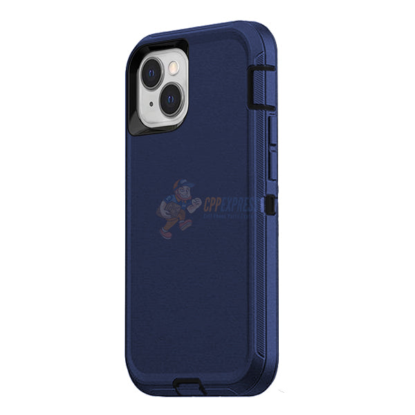 iPhone 15 Shockproof Defender Case - Heavy Duty Protection, Anti-Scratch & Drop Proof (Dark Blue) - Perfect for Outdoor Activities, Sports & Daily Use
