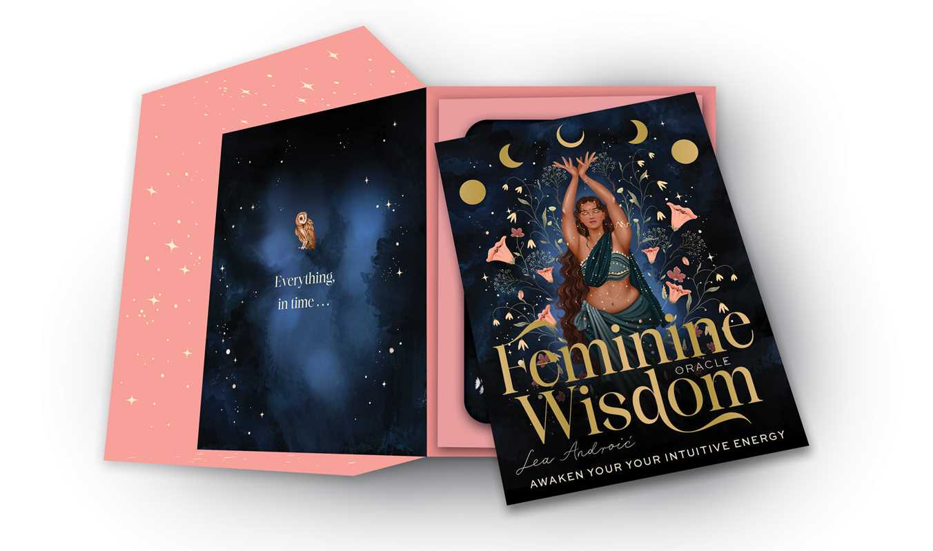 Feminine Wisdom Oracle Cards by Lea Androic - Divine Guidance for Women's Empowerment, Self-Discovery & Spiritual Growth | Perfect for Meditation, Tarot Readings & Personal Reflection