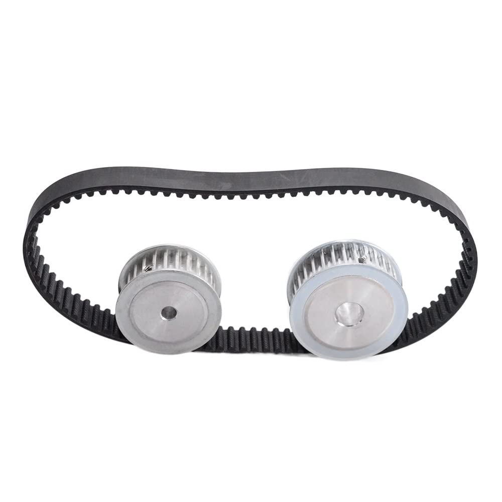 TCHAO3D 10pcs HTD 5M Timing Belts - 910mm/915mm/920mm/925mm Length, 10mm/15mm/20mm/25mm Width - HTD5M Synchronous Belt for 3D Printers, CNC Machines & Industrial Equipment (5M-910mm Length, 25mm Width)