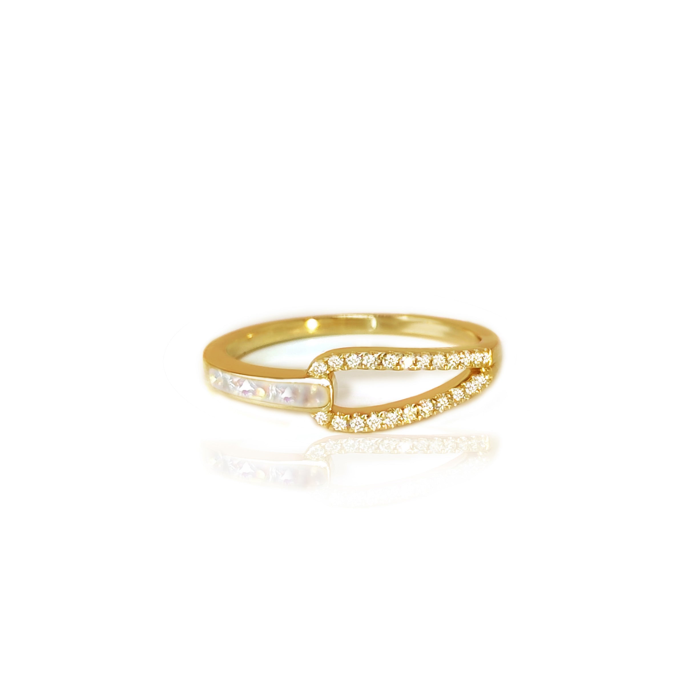 Gold Ashes Ring - Elegant Memorial Jewelry for Loved Ones | Perfect for Remembrance, Funerals & Keepsake Gifts