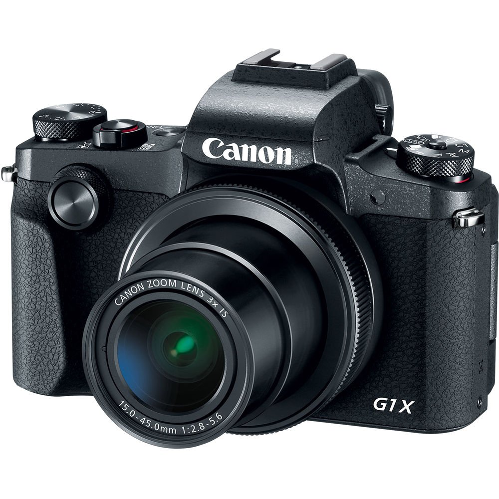 Canon PowerShot G1 X Mark III Digital Camera (2208C001) - 24.2MP APS-C Sensor, 3x Optical Zoom, Wi-Fi & Bluetooth - Includes 64GB Memory Card, NB13L Battery, Corel Photo Software, Charger, Card Reader, Deluxe Soft Bag, Flex Tripod (Renewed) - Perfect for Travel Photography, Vlogging & Professional Shoots