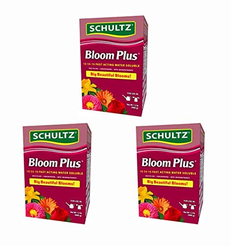 Schultz 1.5Lb Bloom Plus Water Soluble Plant Food - Flower & Vegetable Fertilizer for Indoor & Outdoor Plants - Perfect for Roses, Orchids, Tomatoes & Houseplants