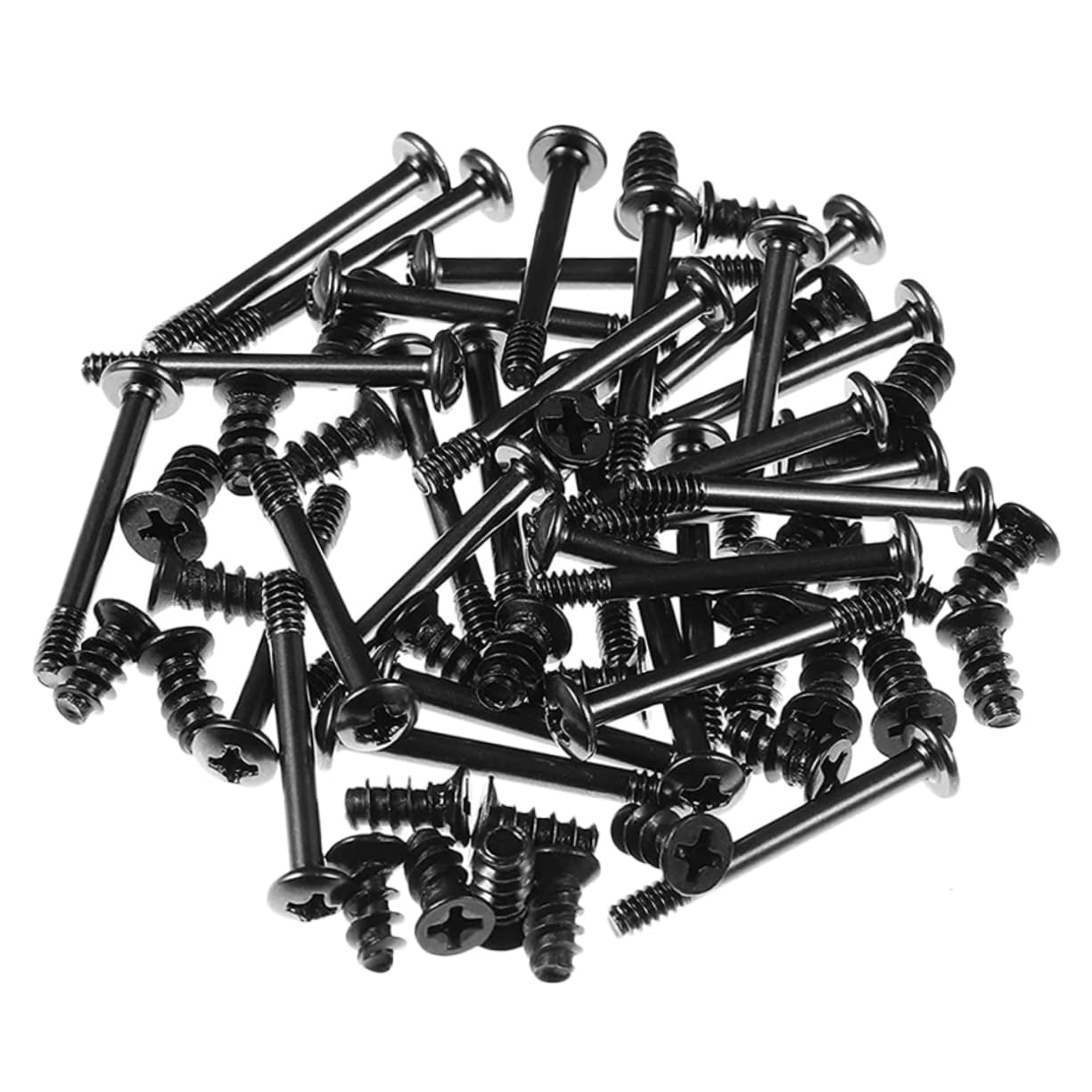 BESTonZON 60pcs Computer Case Fan Screw Kit - Premium Rack Cabinet Cooling Fan Screws for PC Builds & Gaming Rigs | Perfect for DIY Computer Assembly & Case Fan Installation