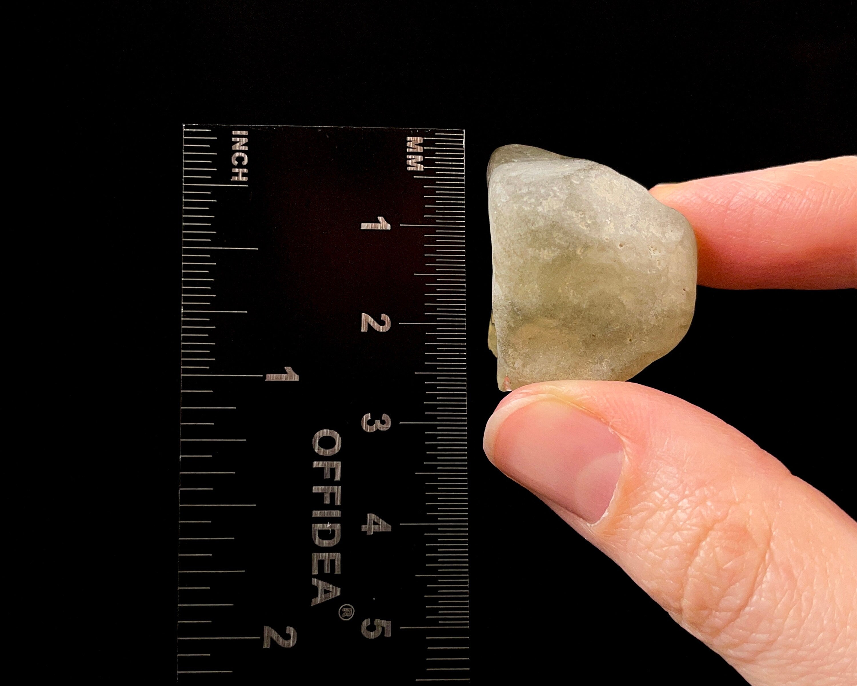 Libyan Desert Glass Raw Crystal - Rare Green Natural Mineral Specimen for Collectors, Unique Gift & Home Decor | Healing Crystal, Meditation & Spiritual Use