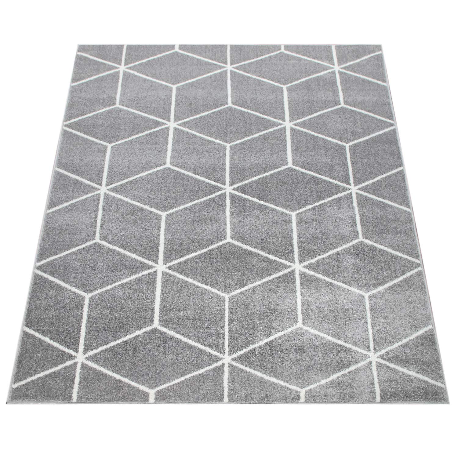 Paco Home Grey Geometric Area Rug 2' x 3'3