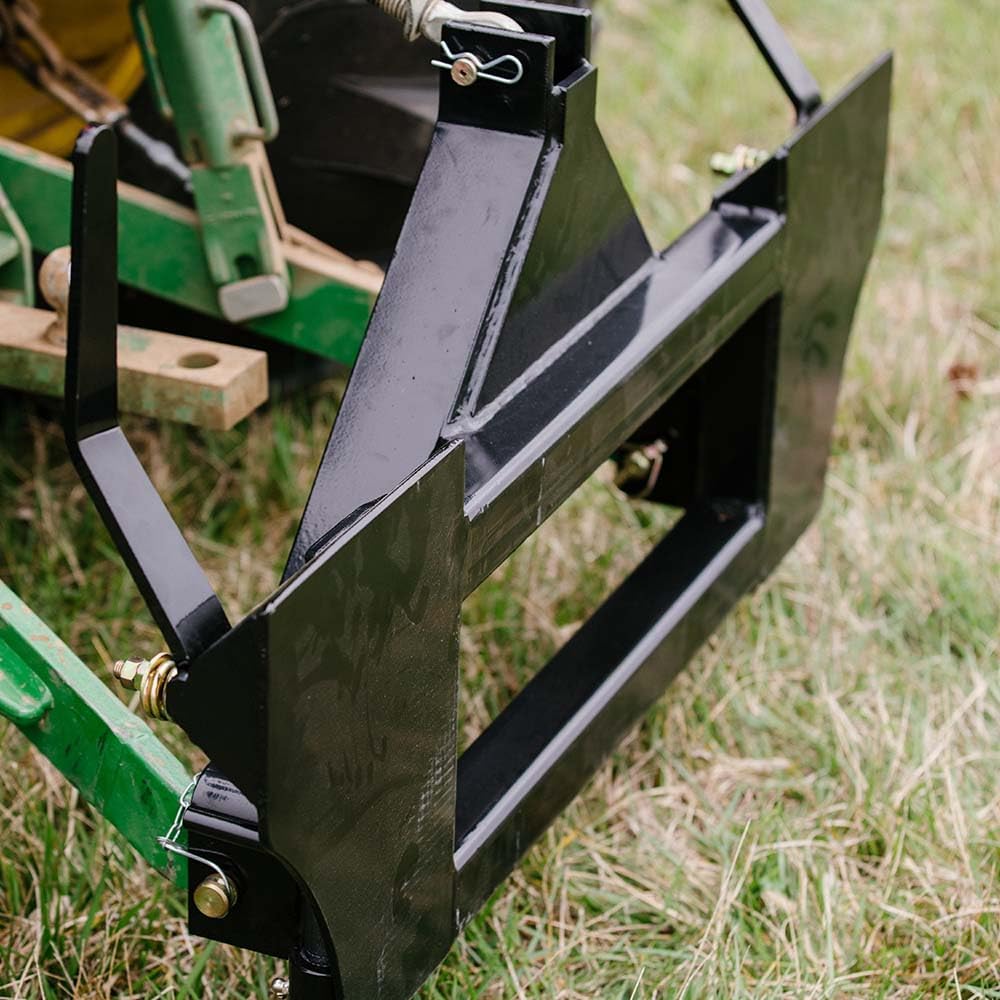 3 Point to Skid Steer Quick Hitch Adapter - Universal Tractor Mount for John Deere, Kubota & More | Heavy Duty Attachment for Farm & Construction Equipment | SKU: 3PTQH1