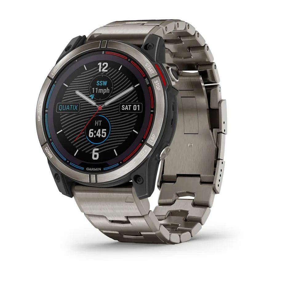 Garmin Quatix 7X Solar Smartwatch - Premium Marine GPS Watch with Solar Charging, Nautical Features & Multisport Tracking | Perfect for Boating, Fishing & Outdoor Adventures