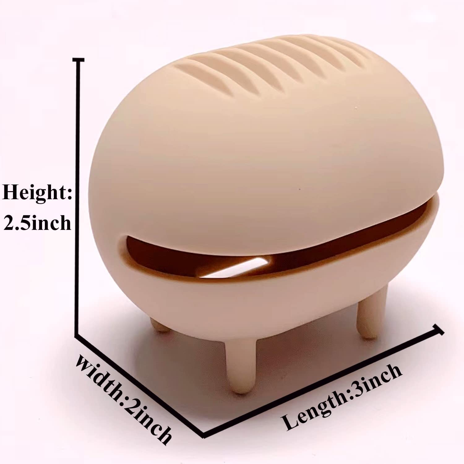WUBAYI Makeup Sponge Holder - Shatterproof Silicone Beauty Egg Organizer | Dustproof & Breathable Travel Case for Makeup Sponges | Perfect for Home Storage & On-the-Go Makeup Touch Ups
