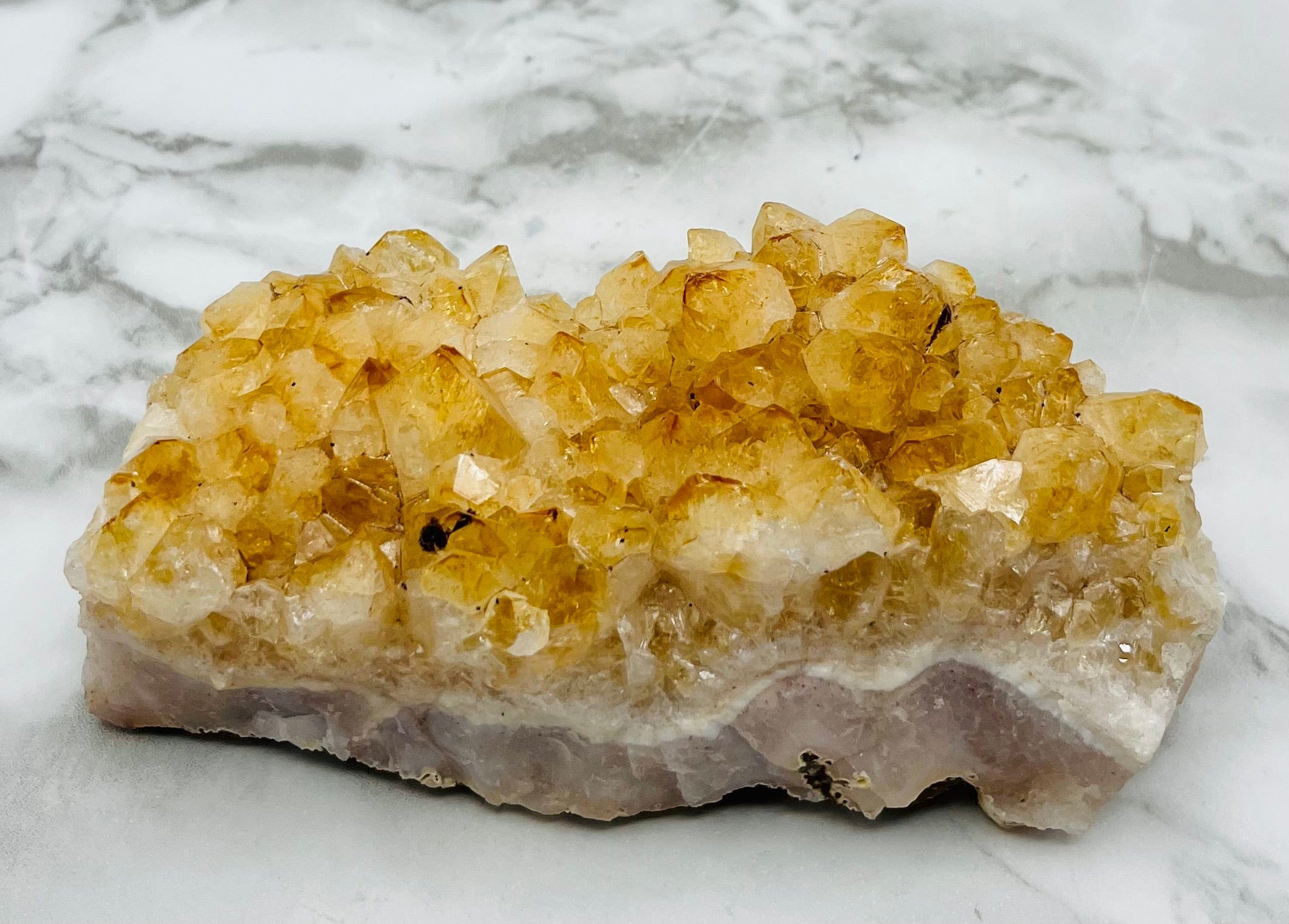 Natural Citrine Crystal Cluster - 57g Raw Citrine Stone for Healing, Meditation & Home Decor | Spiritual Energy Booster for Positive Vibes & Feng Shui