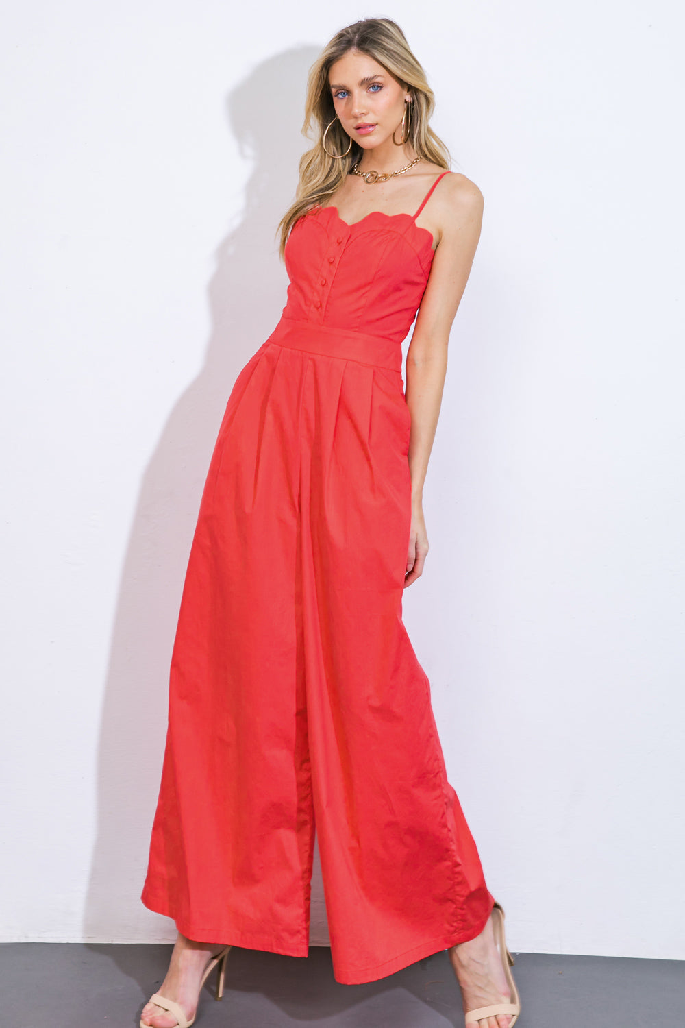 Stylish Woven Jumpsuit for Women - Comfortable & Fashionable One-Piece Outfit for Casual Wear, Parties, and Summer Vacations