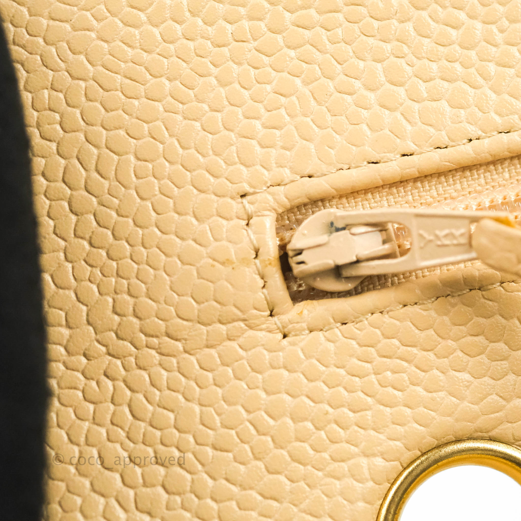 Chanel Classic M/L Medium Flap Bag - Quilted Beige Caviar Leather with Gold Hardware | Luxury Shoulder Bag for Women, Perfect for Work, Parties & Special Occasions
