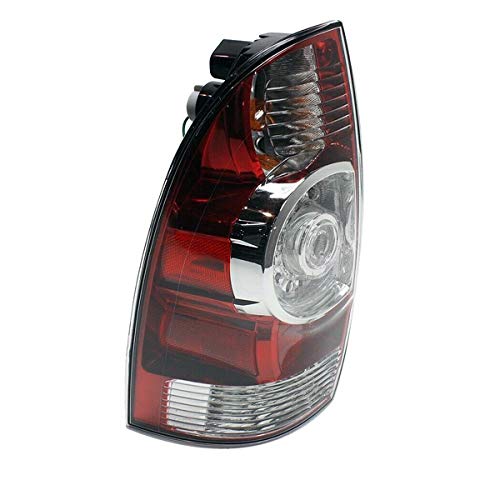 CAPA 09-15 Toyota Tacoma LED Taillight - Left Driver Side Brake Tail Lamp with Bulb Replacement | Durable & Bright Lighting for Pickup Trucks | Perfect for Night Driving & Enhanced Safety
