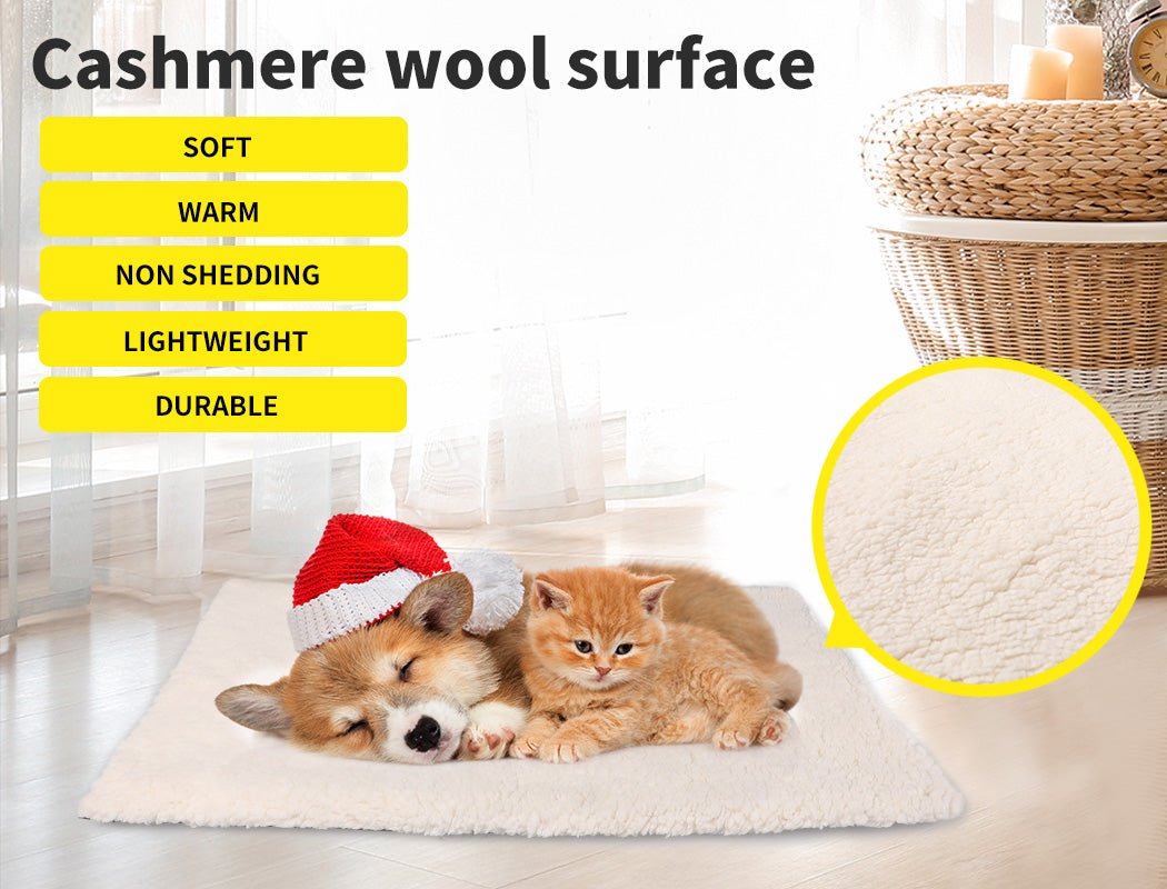 Electric Heated Pet Bed for Dogs & Cats - Soft Warming Pad with Removable Cover, Orthopedic Mattress & Cushion - Perfect for Winter, Arthritis Pain Relief & Indoor/Outdoor Use