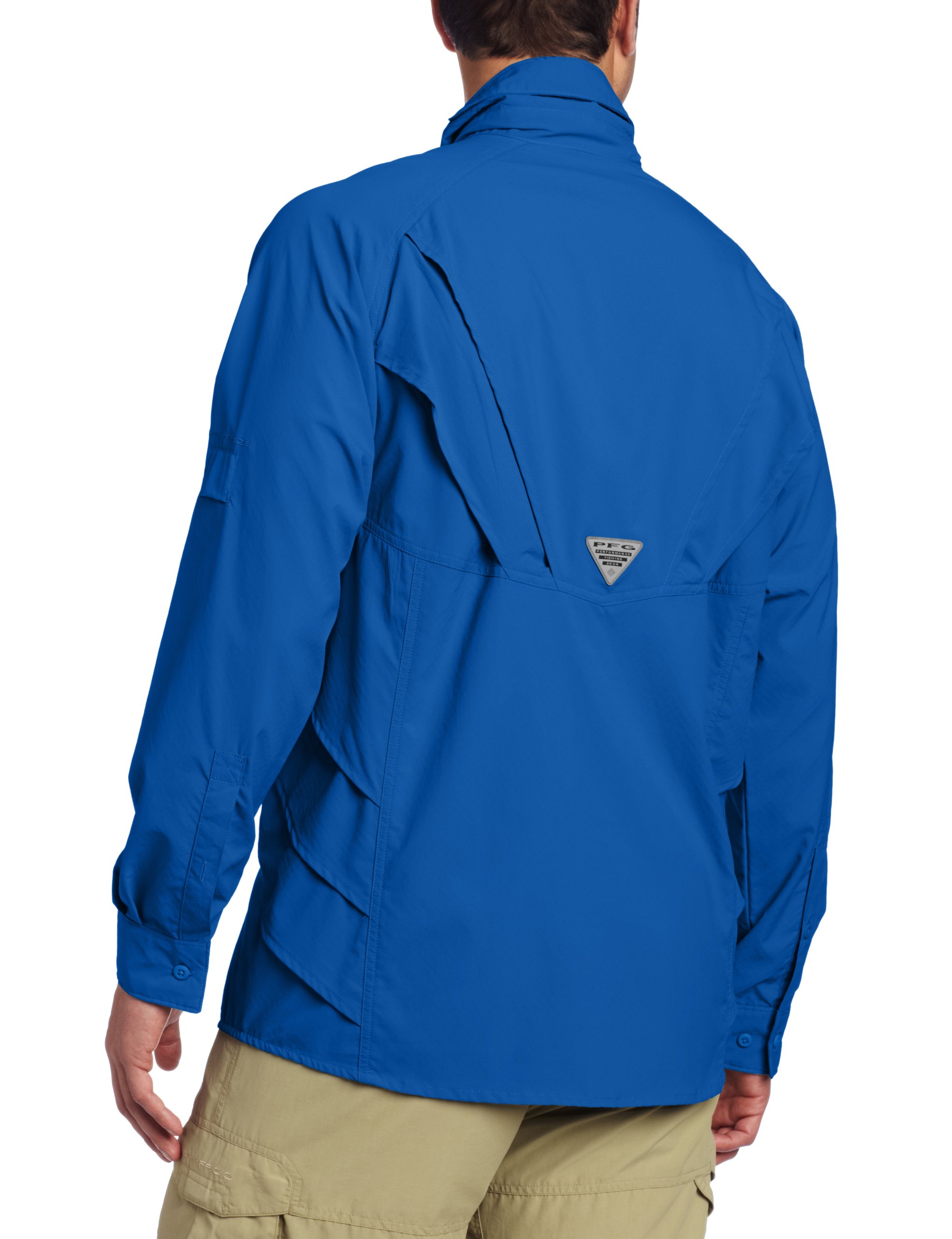 Columbia Men's Airgill Chill Zero Long Sleeve Shirt - UPF 50+ Sun Protection, Moisture-Wicking & Breathable for Hiking, Fishing & Outdoor Activities