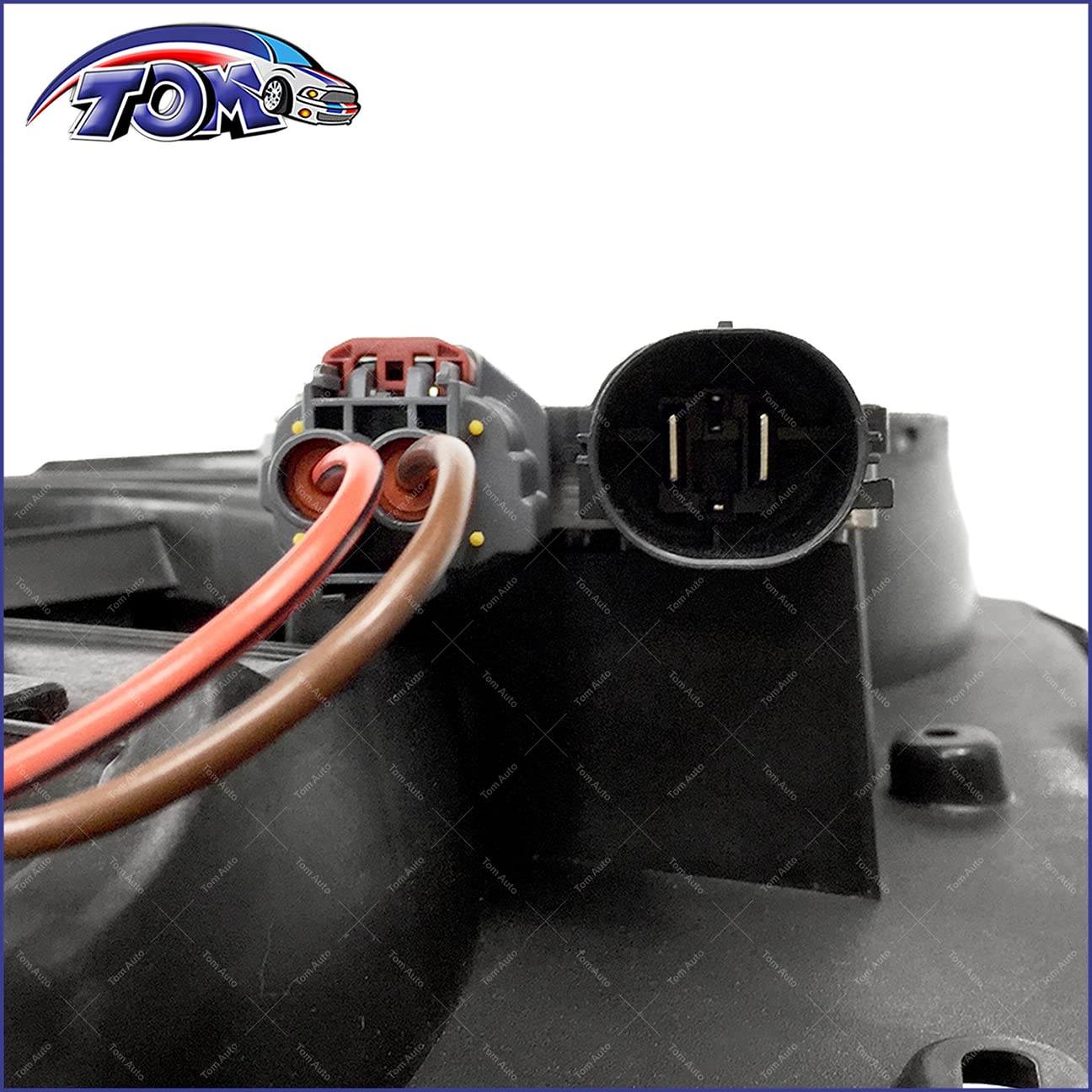 TOM - Dual Cooling Fan Assembly for Ford Fusion & Lincoln MKZ 3.5L (2010-2012) - High Performance Radiator Cooling System for Hot Weather & Heavy Traffic Driving