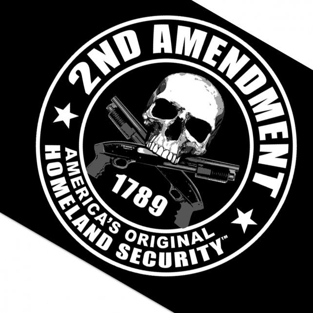 2nd Amendment American Flag 3x5 ft - Heavy Duty Leather with Metal Grommets - Patriotic Outdoor Decor for Home, Yard & Events
