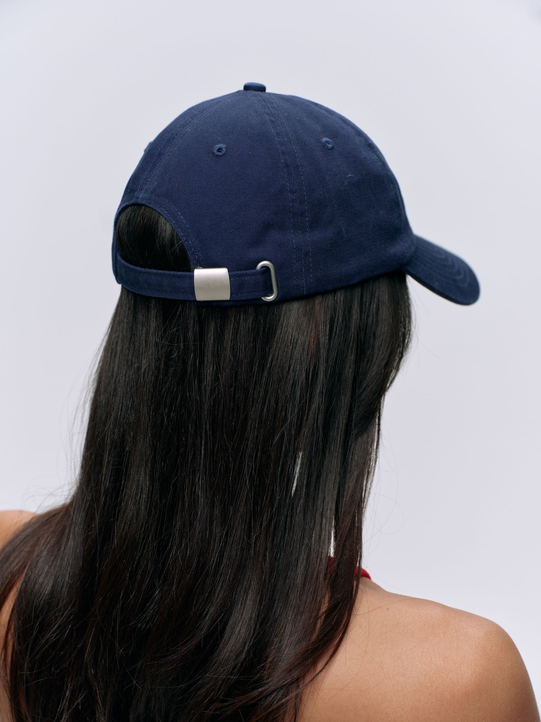 Varsity Cap - Navy Blue & Red Adjustable Baseball Hat for Men & Women - Perfect for Sports, Casual Wear & Outdoor Activities