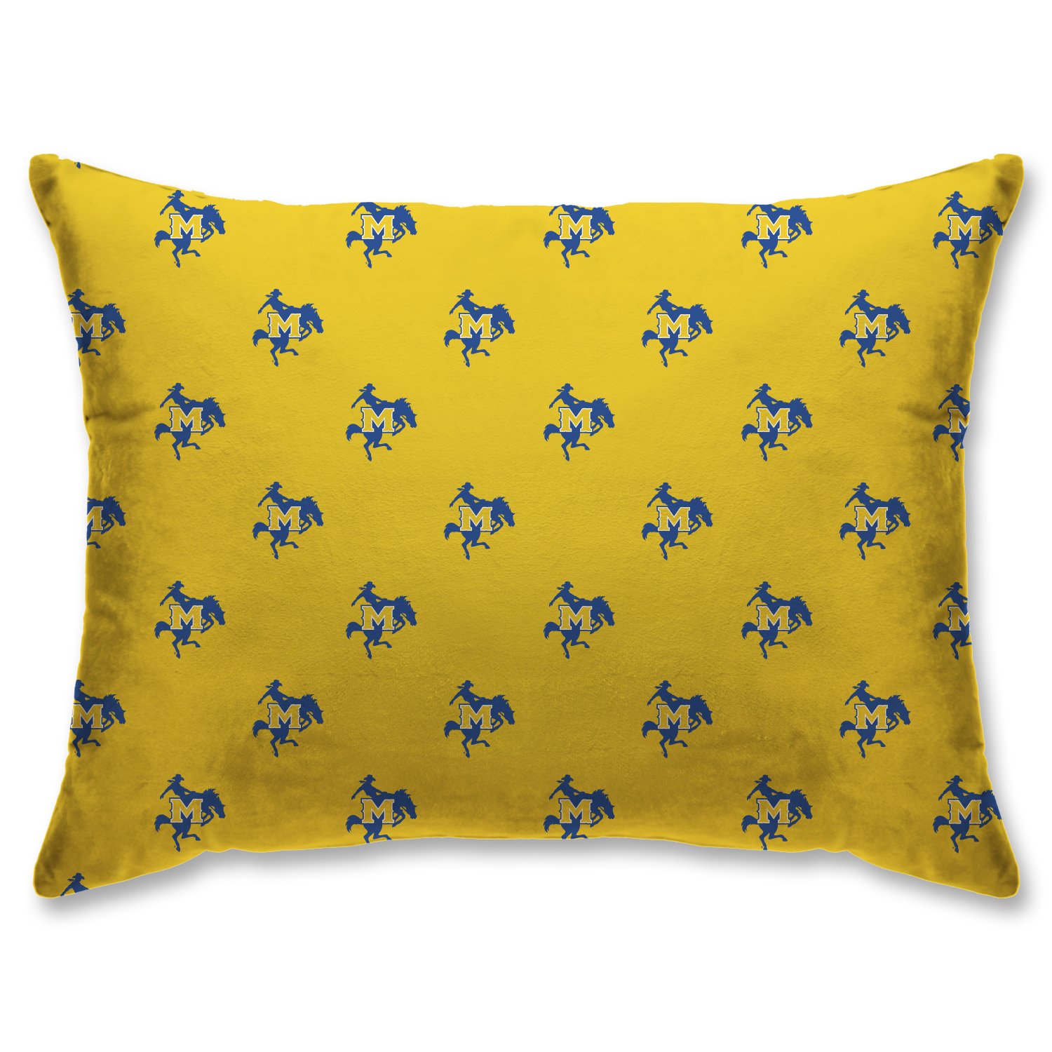 Pegasus Sports NCAA Marquette Logo Plush Bed Pillow - Soft College Team Decor for Dorm Room, Game Day & Fan Gifts