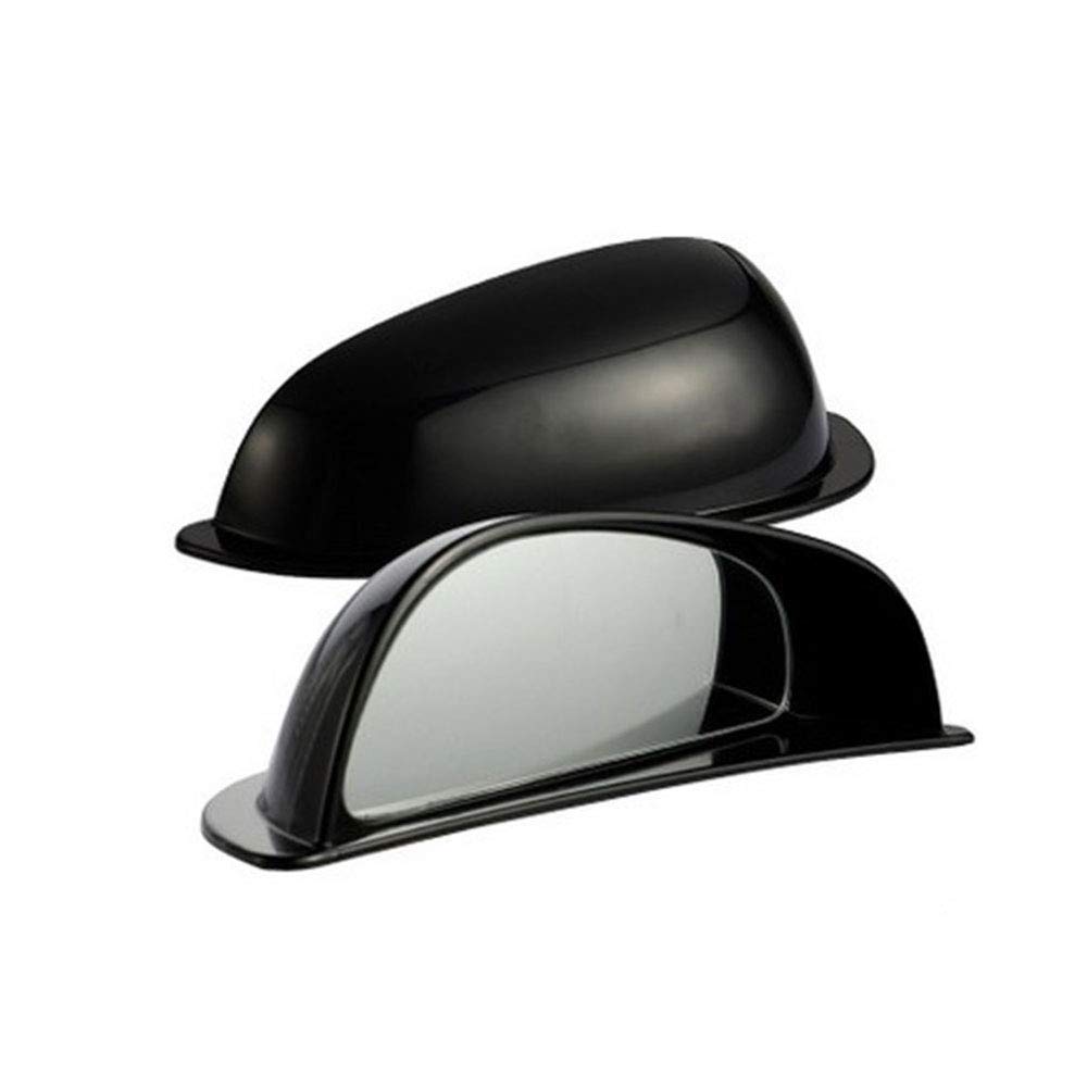 2Pcs Universal Wide Angle Car Blind Spot Mirrors - Auto Auxiliary Rear View Mirror Glass for Second Row Door Safety - Perfect for Parking, Lane Changing & Safe Exiting in SUVs, Trucks & Family Vehicles