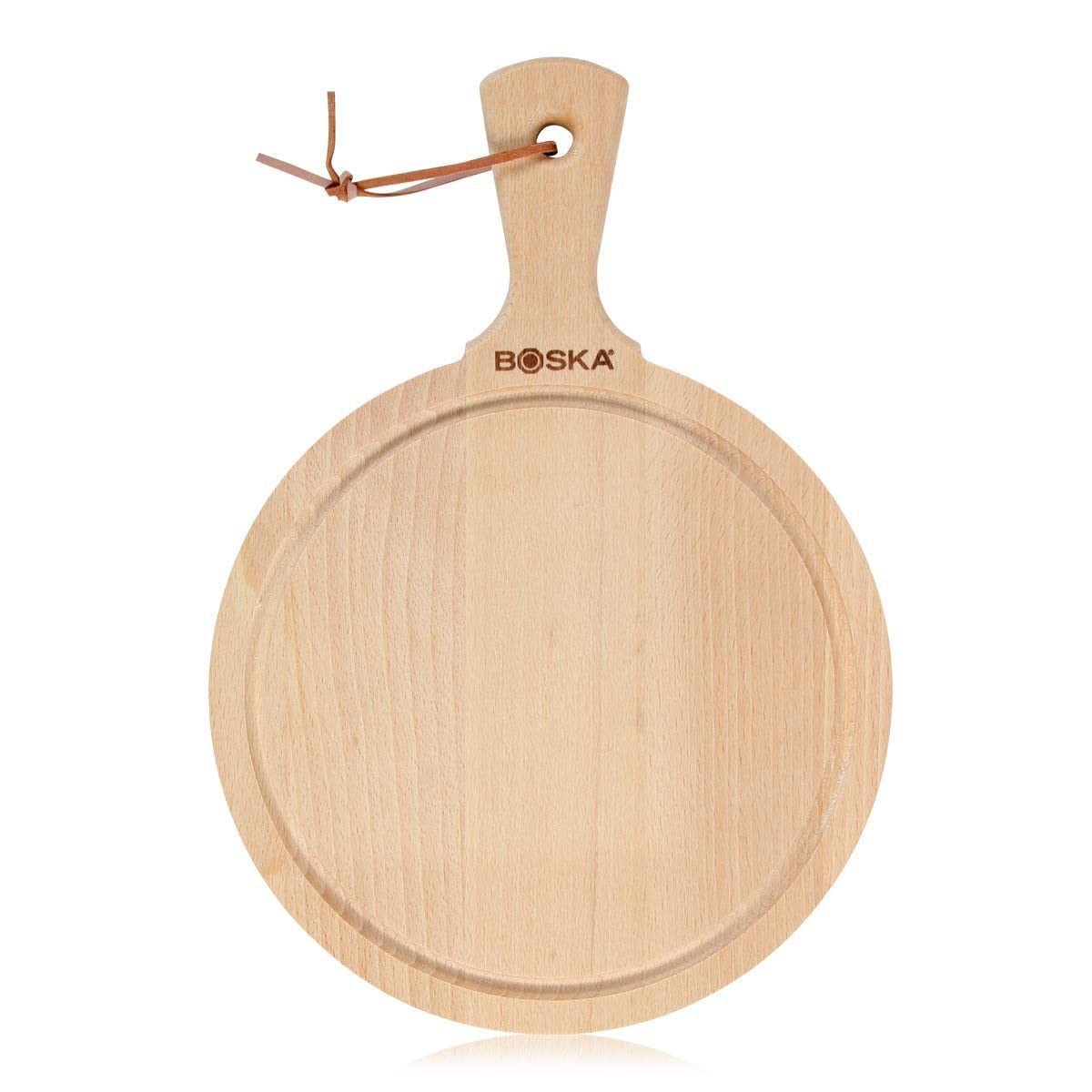 Boska Wooden Pizza Board - Multipurpose Serving Tray for Pizza, Cheese & Snacks - Perfect for Parties & Picnics