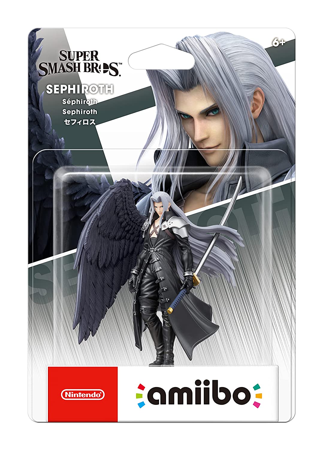 Sephiroth Super Smash Bros. Ultimate amiibo Figure - Official Nintendo Collectible for Gaming & Display [Europe Version] | Perfect for Smash Bros. Fans, Gift Ideas & Nintendo Collection Displays