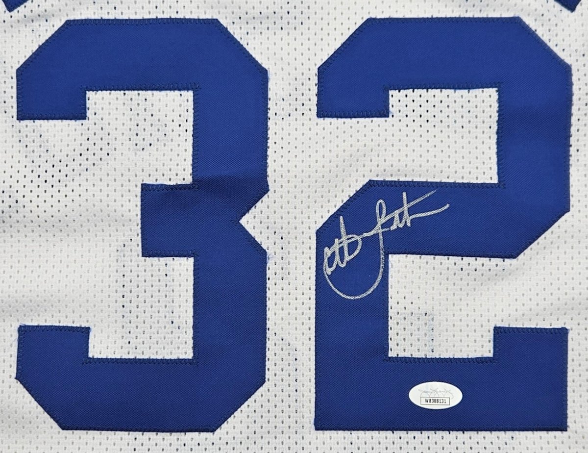 Authentic Christian Laettner Duke Blue Devils Signed 