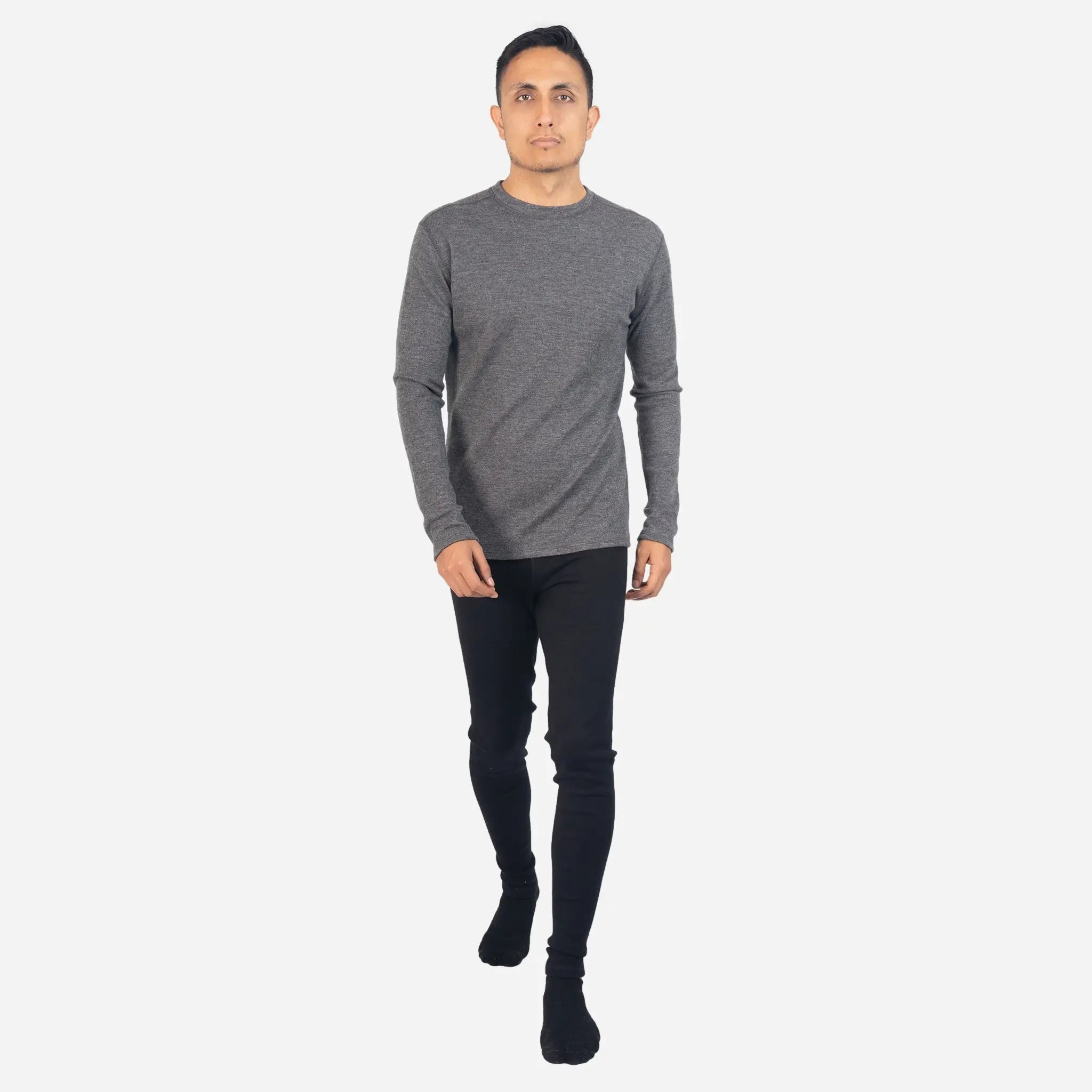 Premium Men's Alpaca Wool Sweater - 300 Lightweight Warm Winter Pullover for Outdoor Activities & Casual Wear