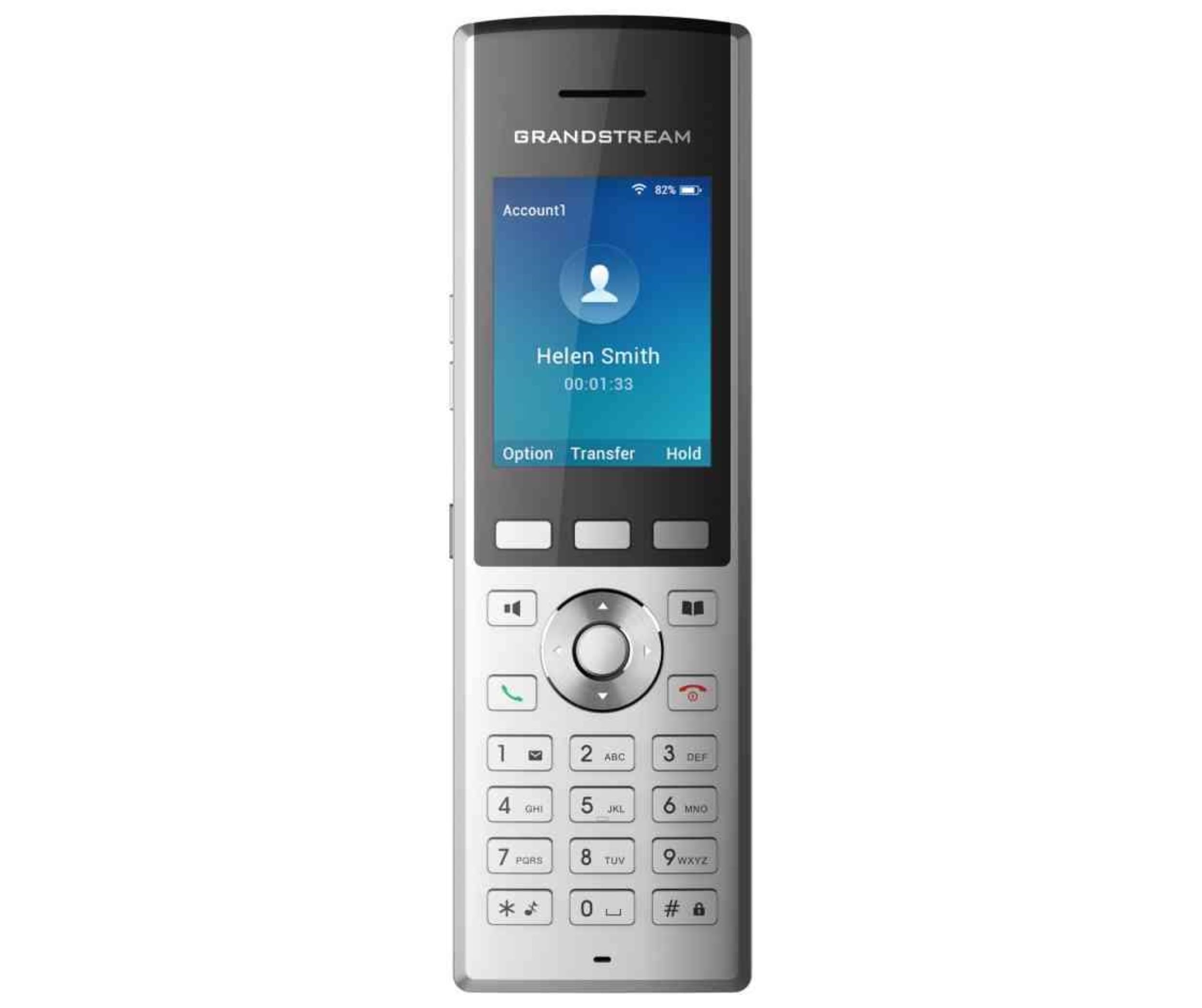 Grandstream WP820 Wireless Wi-Fi VoIP Phone for Business & Home - Cordless IP Phone with HD Voice, Dual-Band WiFi, Bluetooth - Perfect for Office, Warehouse & Remote Work