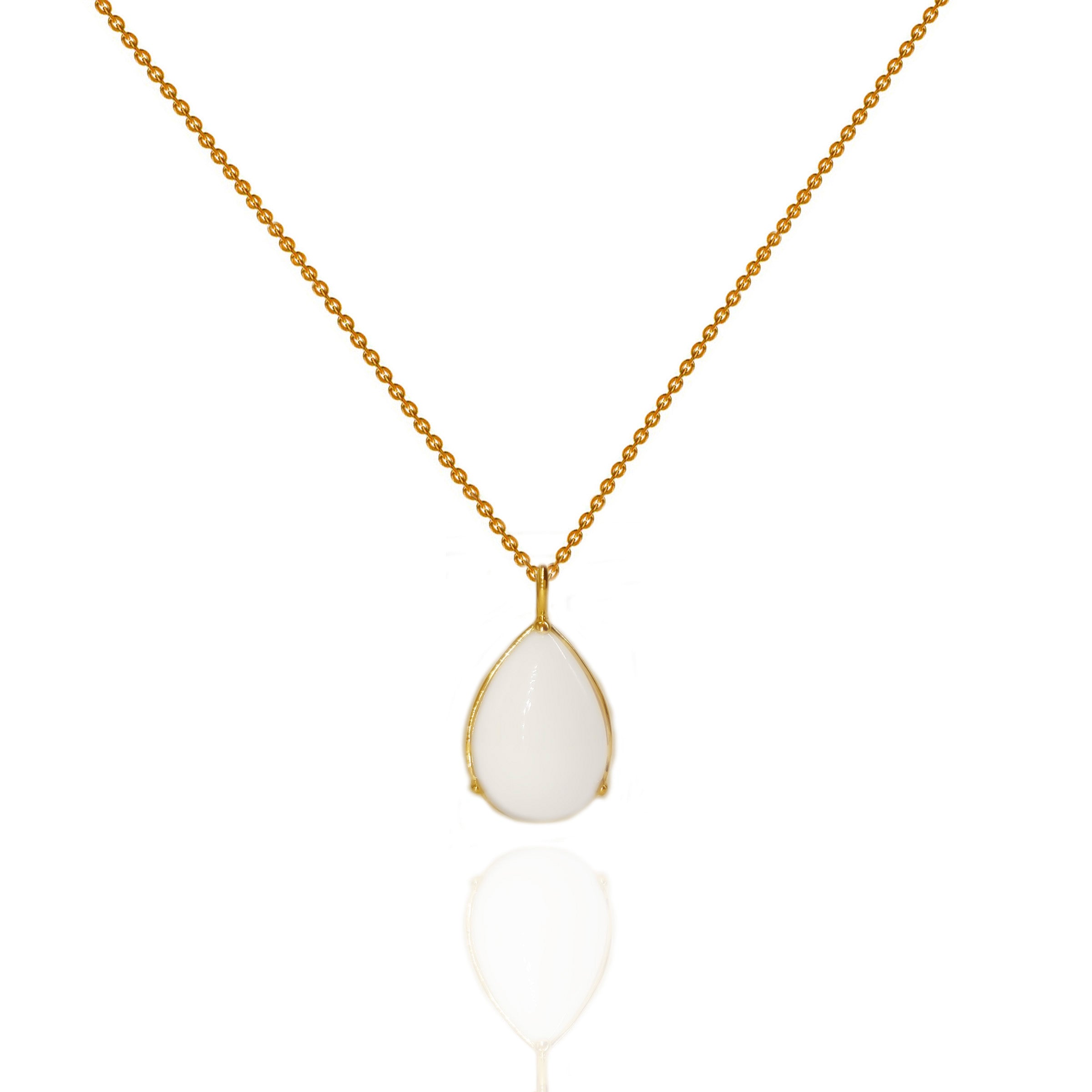 Glisten Drop: Elegant Teardrop Breastmilk Jewelry - 14K Gold Memorial Necklace for Moms - Perfect for Mother's Day, Baby Shower & Keepsake Gifts