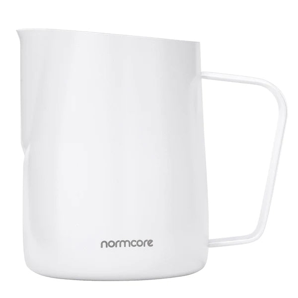 Normcore White Milk Jug - Premium Ceramic Coffee & Tea Pitcher for Home, Cafe & Restaurant Use