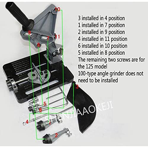 **Universal Angle Grinder Bracket - Variable Speed Cutting & Polishing Machine Conversion Tool for DIY, Metalworking, and Woodworking Projects**