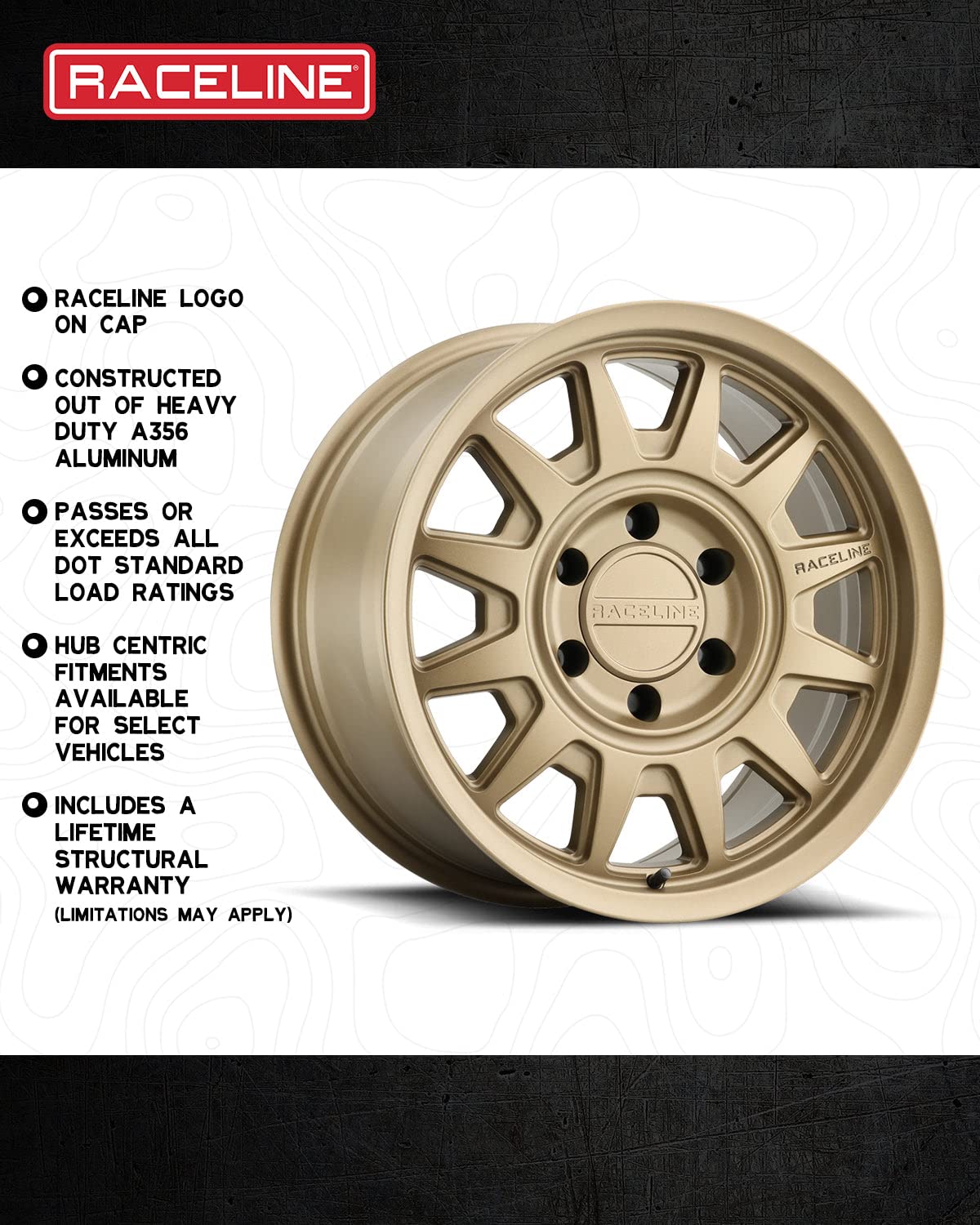 Raceline Wheels 952BZ AERO HD 17x8.5