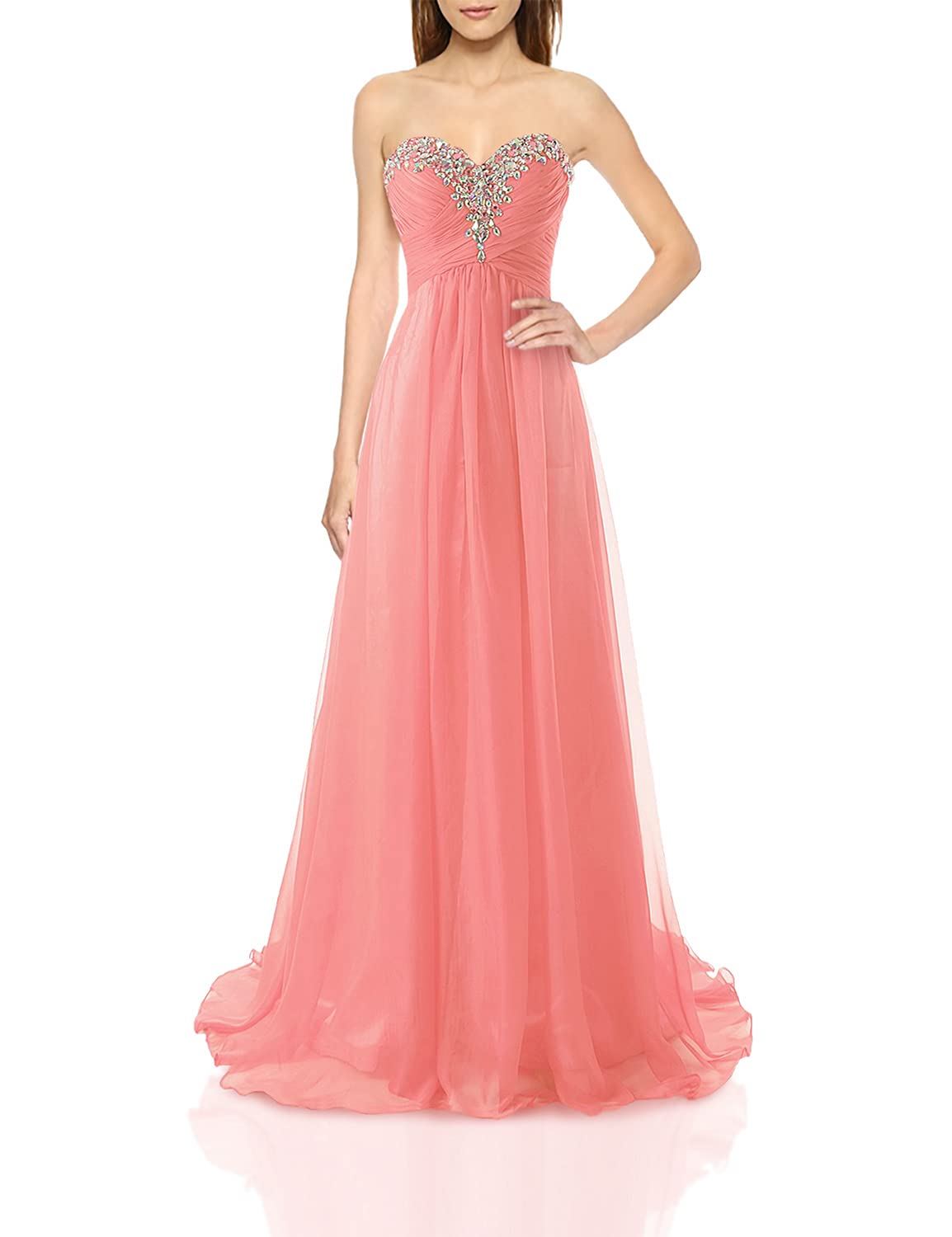 JAEDEN Elegant Long Chiffon Prom Dress - A-Line Formal Evening Gown for Bridesmaid, Homecoming, Wedding & Special Occasions | Perfect for Prom Night, Graduation Ceremony & Black Tie Events