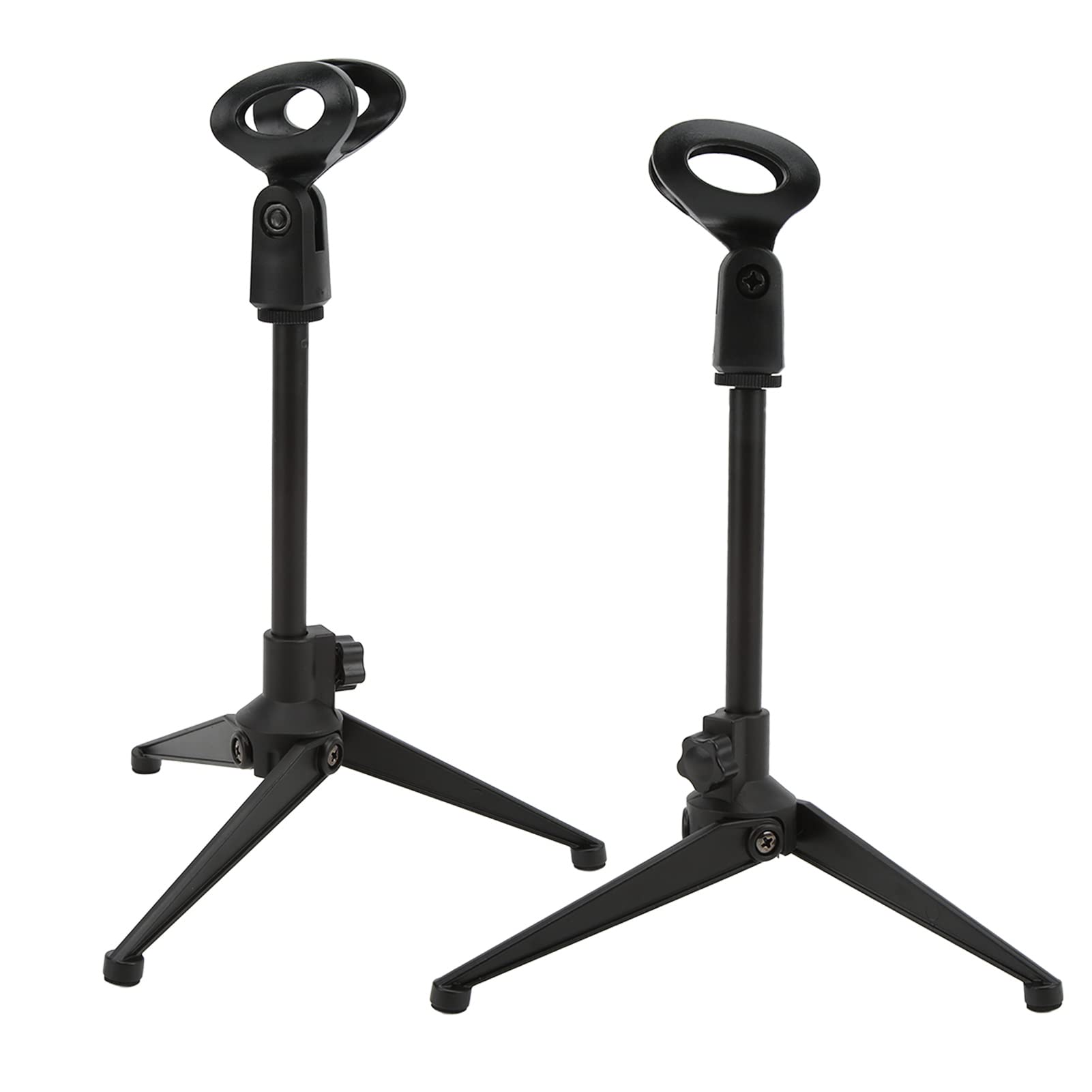 Adjustable Microphone Stand with Anti-Skid Base - Height Adjustable Desk Mic Stand Tripod for Streaming, Podcasting & Live Broadcasting - Perfect for Home Studio, Gaming Setup & Online Meetings